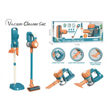 Interaktywny odkurzacz pionowy 3w1 dla dzieci 3+ Zestaw AGD + akcesoria